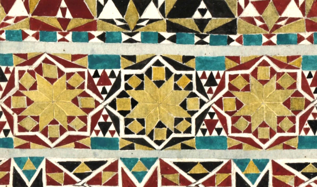 Image article, Détail de mosaïque à l'Alhambra