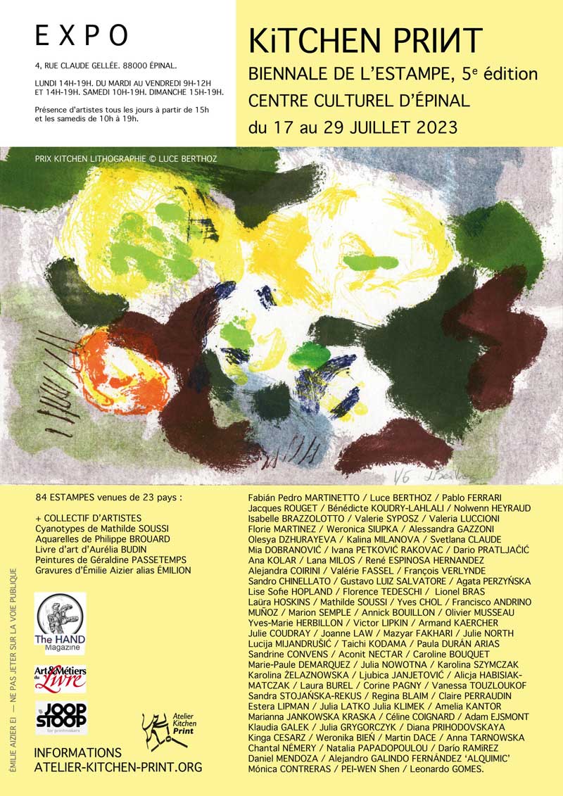 Image article, Affiche de l'exposition d'été au Centre Culturel d'Épinal, du 17 au 29 juillet