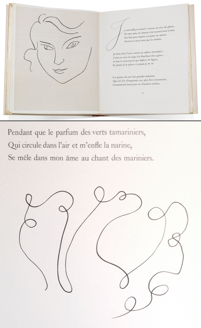 Image article, Les Fleurs du Mal. Baudelaire et Matisse, La Bibliothèque française 1947