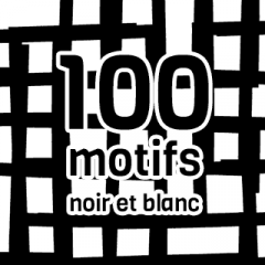 100 motifs en noir et blanc